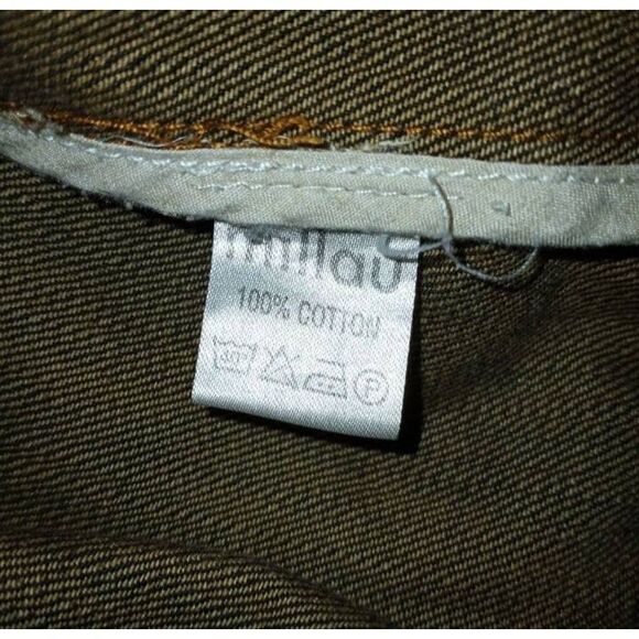 MILLAU DISTRESSED DENIM JACKET SZ.XS EUC. - Picture 5 of 5